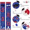 Class of 2026 Graduation Decorations - Red and Blue Congrats Grad Porch Sign & "You Did It" Door Banner Set - High School & College Party Supplies (3-Piece Vinyl Kit)